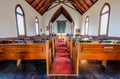 Craven, SK, Canada- Aug 20, 2022: The interior of St. Nicholas Anglican Church
