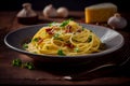 Creamy Savory Goodness of Spaghetti Carbonara Food Photography