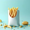 Craving-Worthy French Fry Stock Images: Fast Food, Gourmet Delights, Crispy Golden Goodness for Mockups and Graphical Content