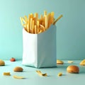 Craving-Worthy French Fry Stock Images: Fast Food, Gourmet Delights, Crispy Golden Goodness for Mockups and Graphical Content