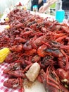 Crawfish boil festivities!! Royalty Free Stock Photo