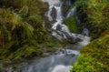 Crawfordsburn county park northern Ireland waterfall Royalty Free Stock Photo