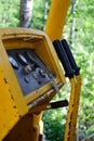 Crawler Dozer Controls and Gauges Detail