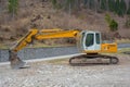 Compact Crawler Excavator Royalty Free Stock Photo