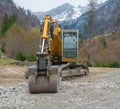 Compact Crawler Excavator Royalty Free Stock Photo