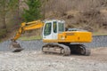 Compact Crawler Excavator Royalty Free Stock Photo