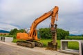 Crawler Excavator and Box Culverts