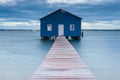 Crawley Edge Boatshed in Australia Royalty Free Stock Photo