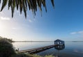 The Crawley Edge Boatshed Royalty Free Stock Photo