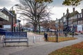 CRAWLEY, WEST SUSSEX/UK - NOVEMBER 21 : Street scene in Crawley