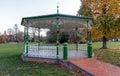CRAWLEY, WEST SUSSEX/UK - NOVEMBER 21 : View of the Bandstand in Royalty Free Stock Photo