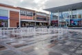 CRAWLEY, WEST SUSSEX/UK - NOVEMBER 21 : View of the main square