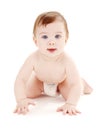 Crawling baby boy #2 Royalty Free Stock Photo