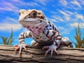 Crawling tokay gecko Royalty Free Stock Photo