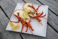 Cray fish dish