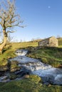 Cray Lower Falls Wharfedale North Yorkshire Royalty Free Stock Photo