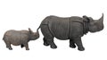 Cray rhinos Royalty Free Stock Photo