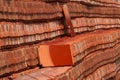 Cray Roof Tiles Pattern for prepare the roof.