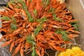 Crayfish is an appetizer made from whole. Royalty Free Stock Photo