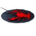 Crayfish set on dish vector illustration on a white background Royalty Free Stock Photo