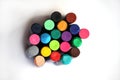 Crayon bright colours Royalty Free Stock Photo