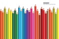 Crayon. Flat Design vector icon.