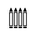 crayon icon, vector