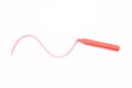 Crayon plotted curve Royalty Free Stock Photo