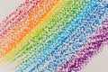 crayon rainbow background Royalty Free Stock Photo