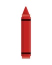 Crayon school supply isolated icon