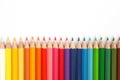 Crayon Tips Royalty Free Stock Photo