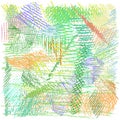 Crayon vector background. Pencil pattern. Hand drawn texture, colorful chalk lines scribbles.