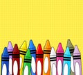 Crayons background