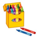 Crayons in a Box, Twelve Rainbow Colors