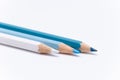 Crayons colored pencil in different colors crayon white blue