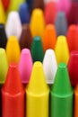 Crayons for painting in kindergarten for children
