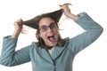 Crazy! Royalty Free Stock Photo