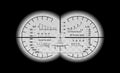 Crazy binocular scale set. Fun view optical sight.