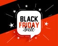 Crazy black friday sale poster with bursting stars