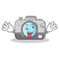 Crazy camera character cartoon design