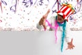 Crazy Carnival party time Royalty Free Stock Photo