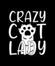 Crazy Cat Lady Shirt Design