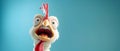 crazy chicken, AI generated Royalty Free Stock Photo