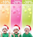 Crazy christmas sales banners