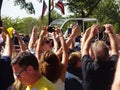 Crazy Crowd on Constitution Avenue