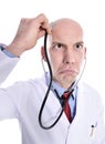 Crazy doctor Royalty Free Stock Photo