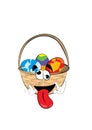 Crazy easter basket cartoon