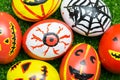 Crazy eggs monsters for Halloween festive