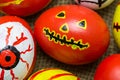Crazy eggs monsters for Halloween festive