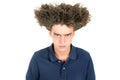 Crazy hair boy Royalty Free Stock Photo